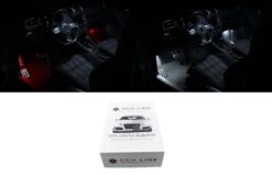 OEM Line LED Verlichtingsset Voetenruimte LED Lampen Long Life LED Verlichting | Rood Voor Volkswagen VW Golf 5 / GTI / GT / R32 / Golf 6 / GTI / GTD / R20 / Golf 7 / Jetta 5 / Jetta 6
