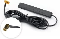 Caliber Antenne Voor DAB+ Autoradio SMA Male Plug 3M Kabel Actieve DAB+ Antenne Ruit Montage (ANT742-DAB)