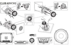 JBL Club 605CSQ - Autospeakers - Ø 16,5 Cm - 2-weg Composet - 285Watt - Zwart -Auto-Onderdelenwinkel 1200x781 3