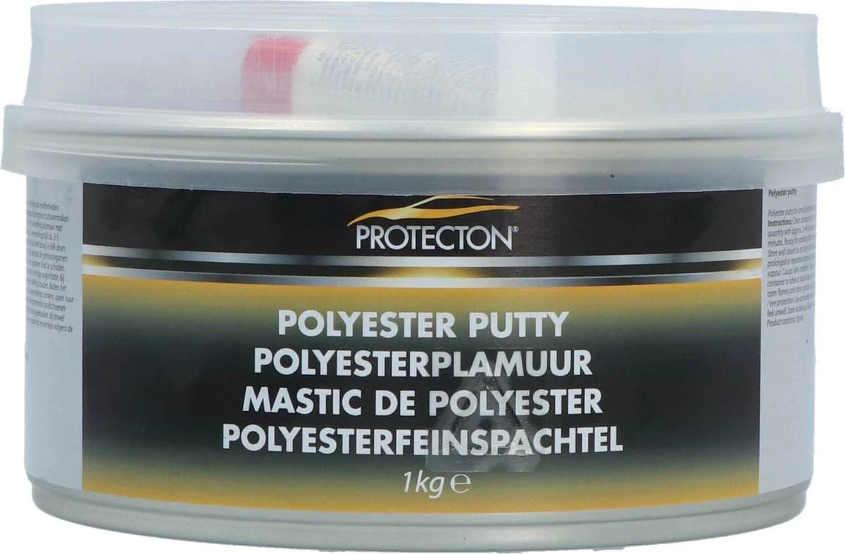 Protecton Plamuur 1000 Gram Polyester Grijs 4 Protecton Plamuur 1000 Gram Polyester Grijs - Afbeelding 2