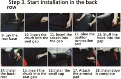 ELUTO Autostoelhoezen - Complete Set Van 5 Stoelen - Universeel - Past Altijd - Zwart -Auto-Onderdelenwinkel 1200x792 1