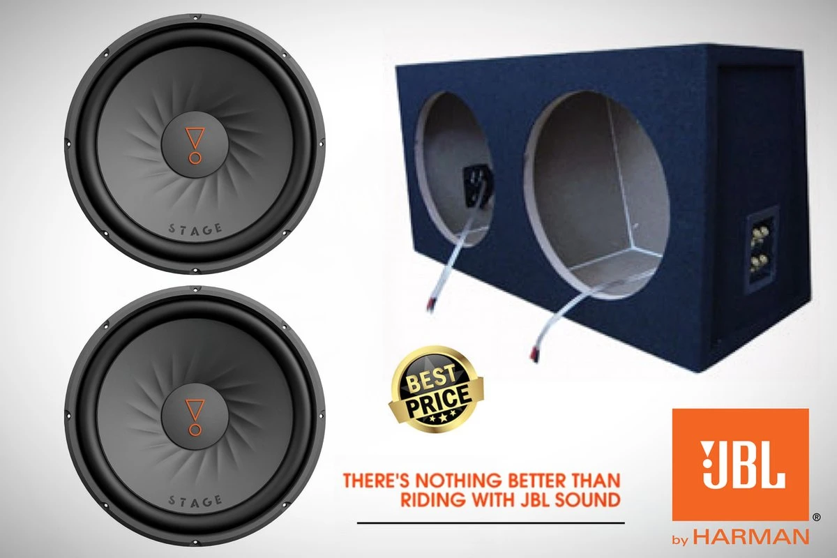2000W JBL Stage 122D Subwoofers + 2x28L MDF Kist 3 2000W JBL Stage 122D Subwoofers + 2x28L MDF Kist