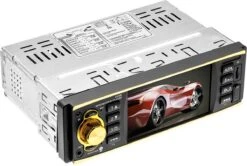 TechU™ Autoradio T92 – 1 Din Met Afstandsbediening & Stuurwielbediening – Goud Zwart – Bluetooth – AUX – USB – SD – FM Radio – Handsfree Bellen – Ingang Achteruitrijcamera -Auto-Onderdelenwinkel 1200x805 3