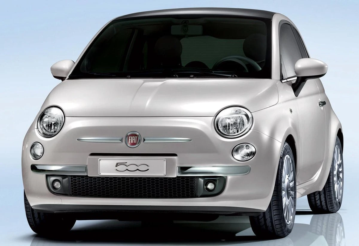 Embleem Logo Fiat 500 2007-2014 Voorzijde 4 Embleem Logo Fiat 500 2007-2014 Voorzijde - Afbeelding 2