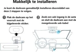 Merkloos Kozoo - Dashcam - Dashcam Voor Auto - Dashcam Full Hd - Dashcams - Dashcam Voor Auto Voor En Achter - 120 Graden View - Met Night Vision -Auto-Onderdelenwinkel 1200x825 5
