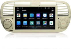 Fiat 500 Autoradio Beige | Draadloos Carplay | Android Auto -Auto-Onderdelenwinkel 1200x826 4
