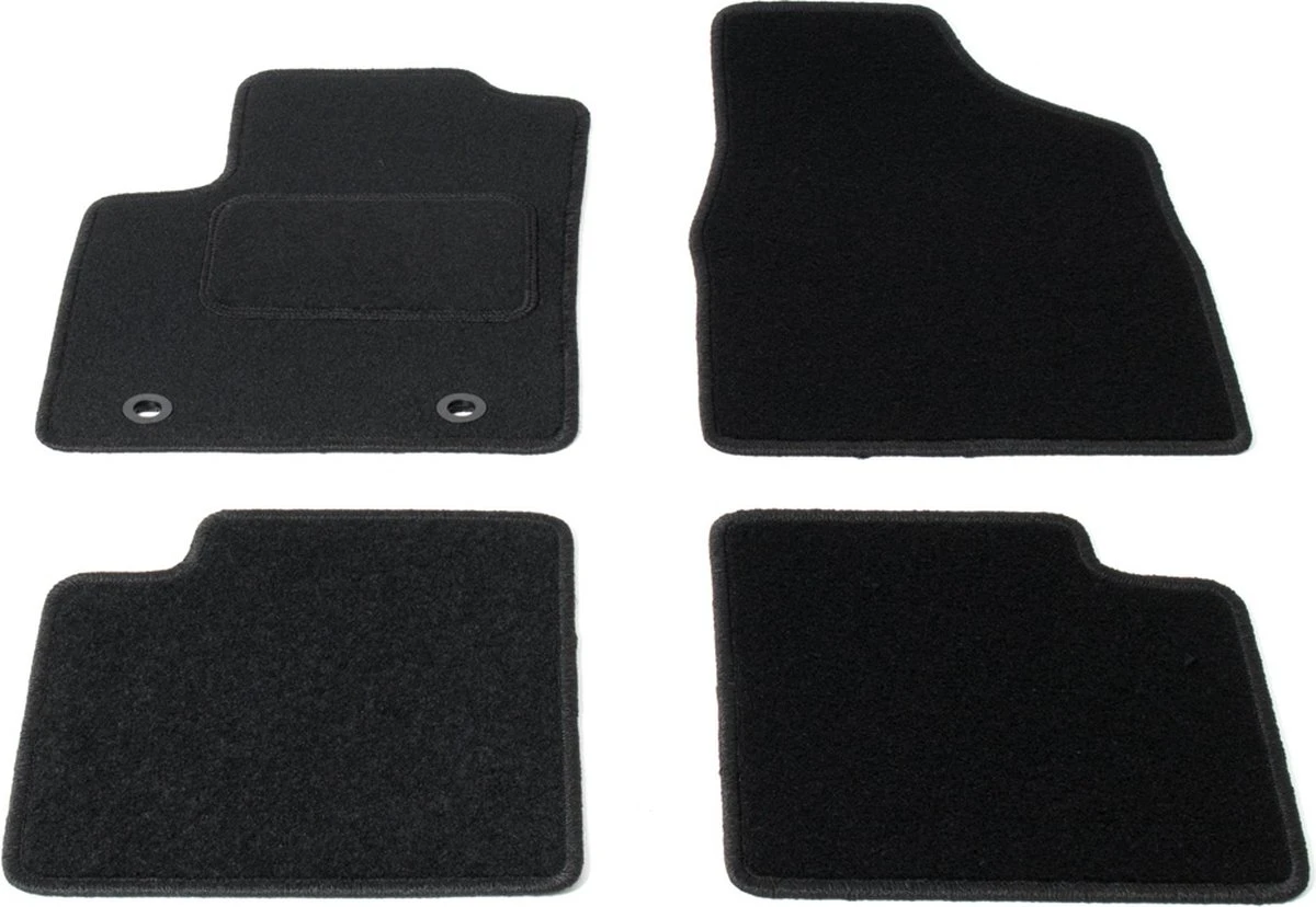 Automatten Op Maat - Zwart Stof - Geschikt Voor Ford Ka 2008-2016 3 Automatten Op Maat - Zwart Stof - Geschikt Voor Ford Ka 2008-2016