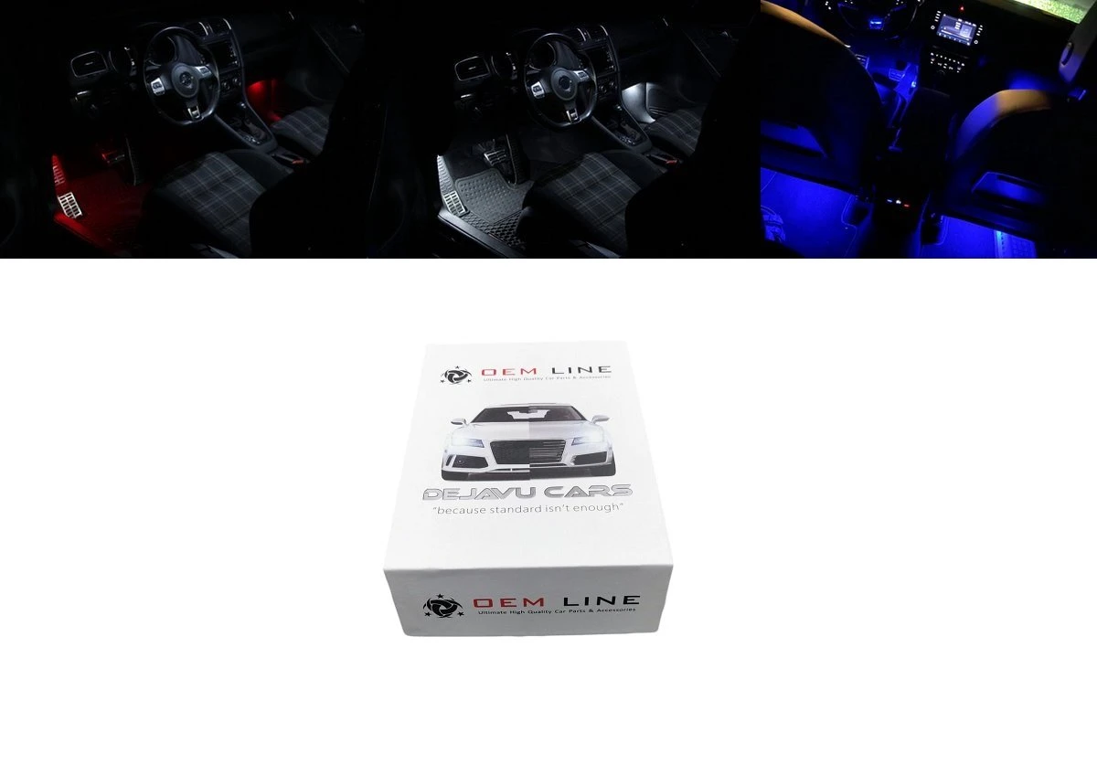 OEM Line LED Verlichtingsset Voetenruimte LED Lampen Long Life LED Verlichting | Blauw Voor Volkswagen Golf 7 GTI / GTD / GTE / R20 / R / Audi A1 A3 8V A4 B8 B9 A5 A6 A7 A8 Q3 Q5 Q7 TT / Seat Ateca Leon 5F ST SC Toledo / Passat CC Tiguan Touran 3 OEM Line LED Verlichtingsset Voetenruimte LED Lampen Long Life LED Verlichting | Blauw Voor Volkswagen Golf 7 GTI / GTD / GTE / R20 / R / Audi A1 A3 8V A4 B8 B9 A5 A6 A7 A8 Q3 Q5 Q7 TT / Seat Ateca Leon 5F ST SC Toledo / Passat CC Tiguan Touran