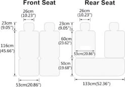 ELUTO Autostoelhoezen - Complete Set Van 5 Stoelen - Universeel - Past Altijd - Zwart -Auto-Onderdelenwinkel 1200x841 1