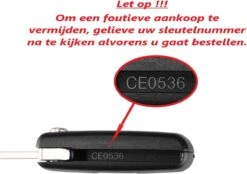 Merkloos Peugeot Sleutel 2 Knop Autosleutel Behuizingen Peugeot 107 207 307 307S 308 407 607, Citroen C2 C3 C4 C5 C6 C8 Xsara : CE0536-VA2 -Auto-Onderdelenwinkel 1200x845 1