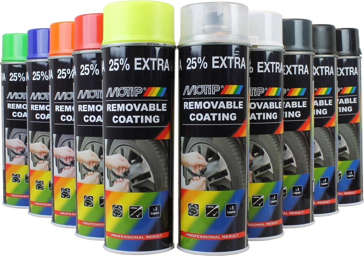 MoTip Plastidip HOOGGLANS ZWART Spray 500ml 3 MoTip Plastidip HOOGGLANS ZWART Spray 500ml