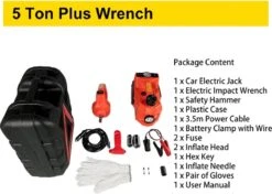 Elektrische Auto Krik 5 In 1 - 5 Ton 5000 KG - Elektrische Hydraulische Jack 12V + Slagmoersleutel 12V | Auto Krik | Krik | Garagekrik | Autoaccessoires -Auto-Onderdelenwinkel 1200x854 2