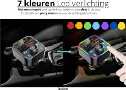 Bluetooth FM Transmitter - Autolader - Bluetooth Carkit - Handsfree - Muziek Streamen - Bluetooth 5.0 En USB 3.0 Quick Charge - Handsfree Bellen - Extra Grote Microfoon - Extra Bass - Telefoon Opladen - Spraakbediening -Auto-Onderdelenwinkel 1200x857 2