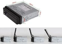 1 Din Autoradio Klapscherm | CarPlay & Android Auto -Auto-Onderdelenwinkel 1200x859 14