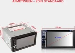 2-DIN Autoradio | 6.2 Inch HD Scherm | Dubbel Din | Bluetooth | EU Navigatie | Handsfree Bellen 15 2-DIN Autoradio | 6.2 Inch HD Scherm | Dubbel Din | Bluetooth | EU Navigatie | Handsfree Bellen -Auto-Onderdelenwinkel 1200x860 4