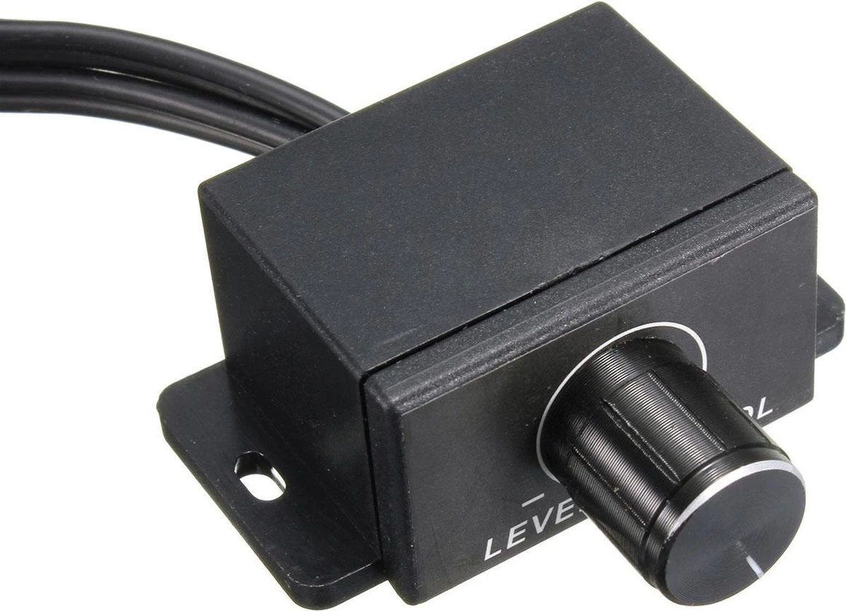 Merkloos Universal Car Audio Amplifier Bass RCA Level Remote Volume Control Knob LC-1 5 Merkloos Universal Car Audio Amplifier Bass RCA Level Remote Volume Control Knob LC-1 - Afbeelding 3