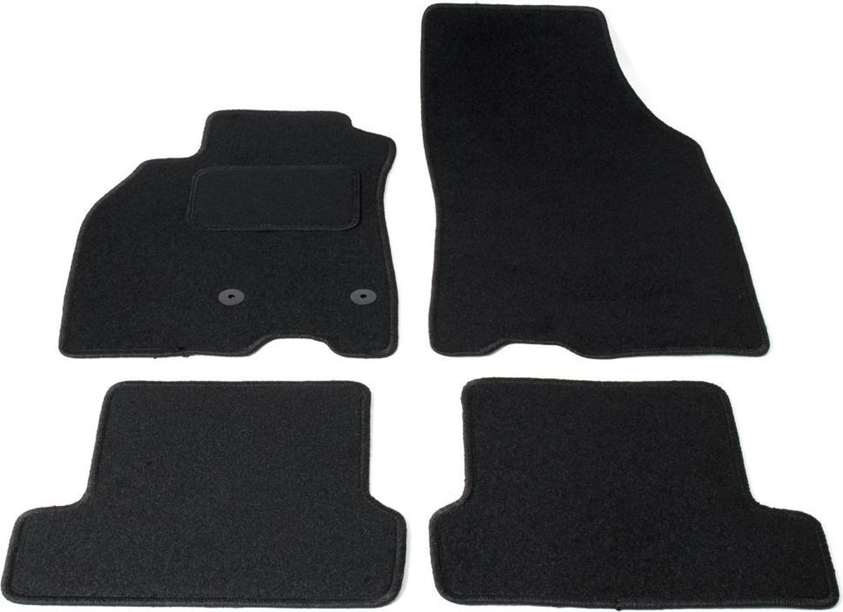 Automatten Op Maat - Zwart Stof - Geschikt Voor Renault Megane 3 2008-2015 3 Automatten Op Maat - Zwart Stof - Geschikt Voor Renault Megane 3 2008-2015