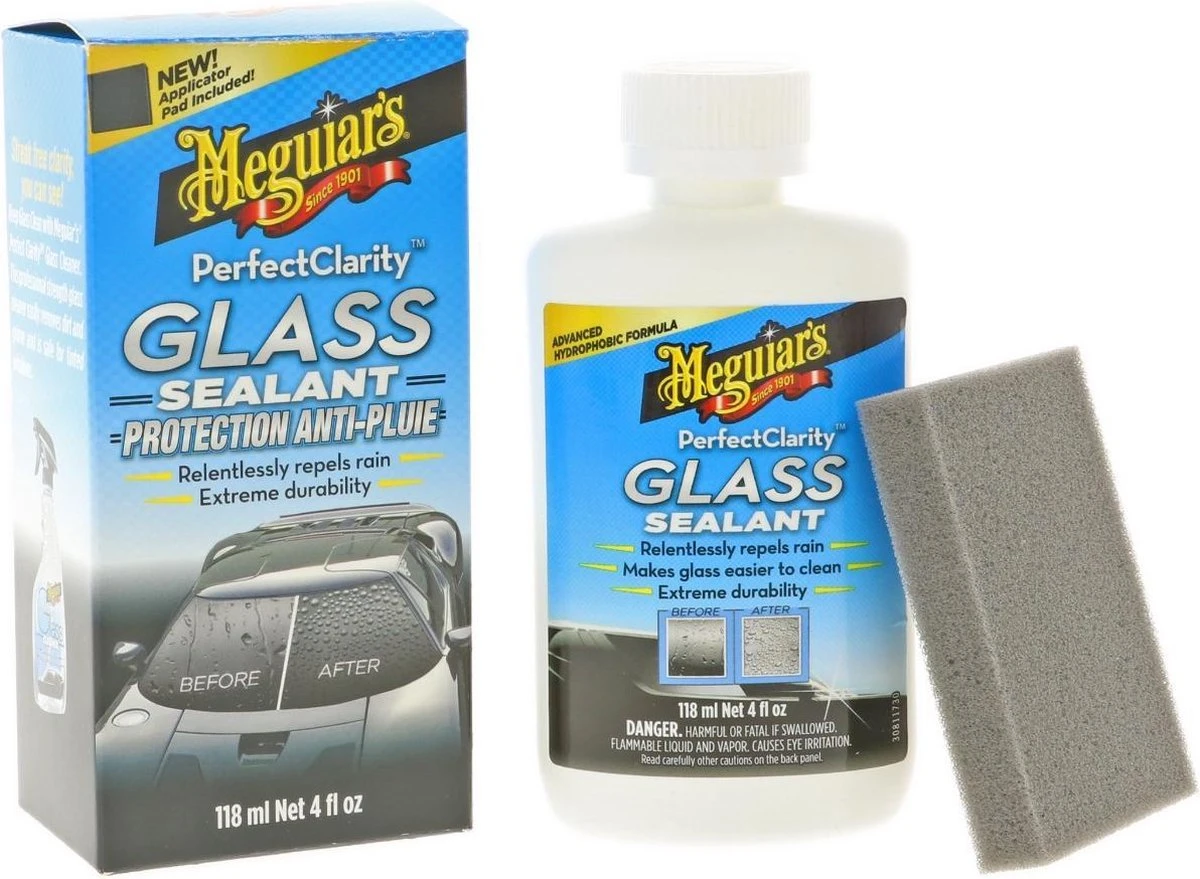 Meguiars Perfect Clarity Glass Sealant Kit - 118ml 3 Meguiars Perfect Clarity Glass Sealant Kit - 118ml