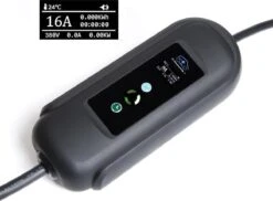 Merkloos Mobiele Lader 11kW | Type 2 Naar CEE Krachtstroom Stekker | 16A 3 Fase + Gratis Adapters -Auto-Onderdelenwinkel 1200x883