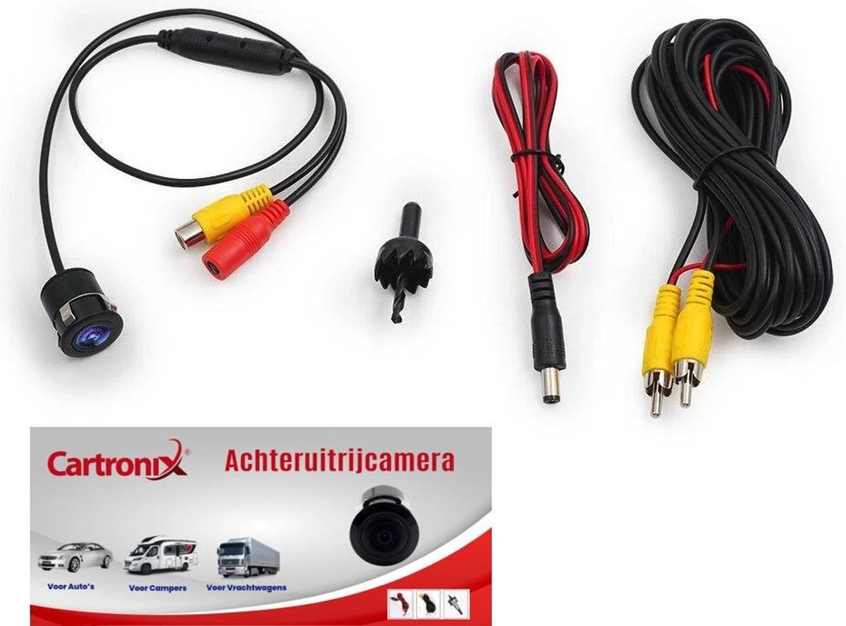 Cartronix RV-330 Achteruitrijcamera | Universeel | Bumper | Nachtzicht 4 Cartronix RV-330 Achteruitrijcamera | Universeel | Bumper | Nachtzicht - Afbeelding 2