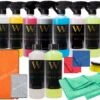 WAXXIMO MEGA VOORDEEL SET - Auto Interieur Reinigen - Autoshampoo Exterieur Reiniger - FOAM Shampoo - Velgenreiniger - Bandenglans - Leerreiniger - Glasreiniger - Cockpitspray -Auto-Onderdelenwinkel 1200x893 1
