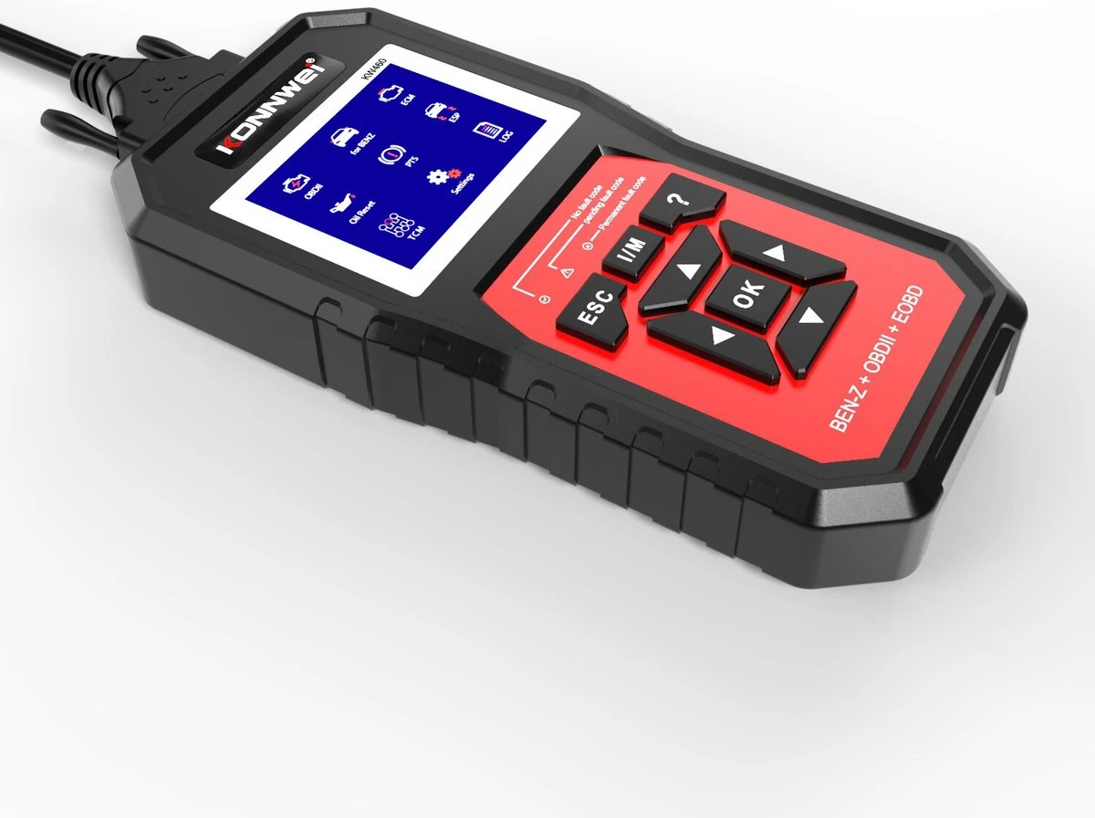 Konnwei KW460 Mercedes Benz - Systeem Diagnose Scanner - OBD2 - ObdII Eobd Scanner - ABS - Service Reset - Storingen Wissen 6 Konnwei KW460 Mercedes Benz - Systeem Diagnose Scanner - OBD2 - ObdII Eobd Scanner - ABS - Service Reset - Storingen Wissen - Afbeelding 4