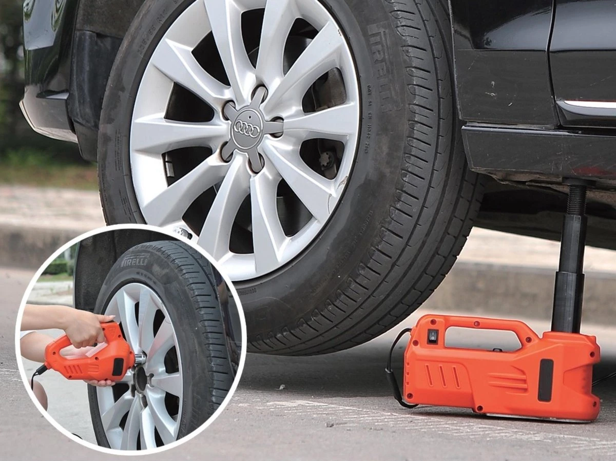 Hofftech Electrische 12V Krik 3 Ton + Slagmoersleutel 12V In Handige Opbergkoffer 4 Hofftech Electrische 12V Krik 3 Ton + Slagmoersleutel 12V In Handige Opbergkoffer - Afbeelding 2