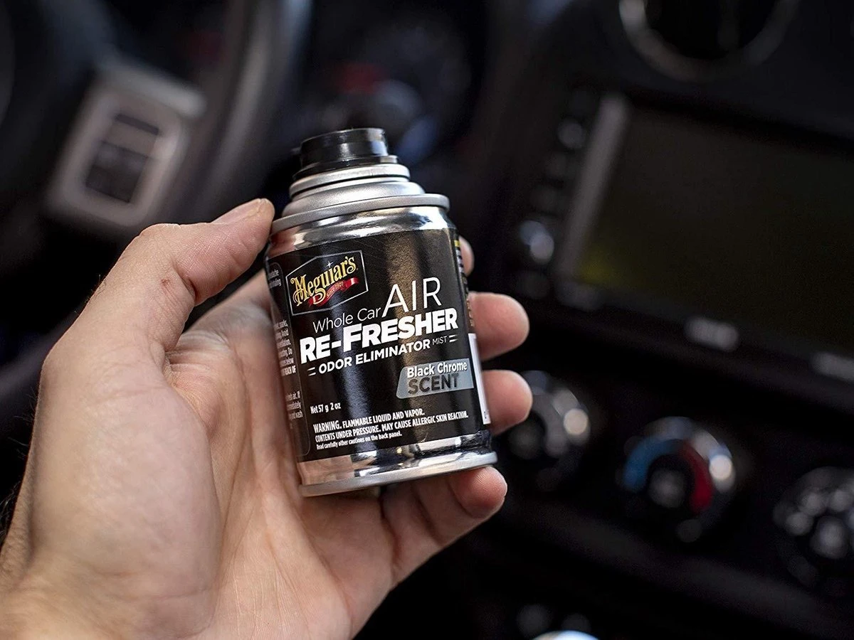 Meguiars Air Refresher Black Chrome Scent - 59ml 4 Meguiars Air Refresher Black Chrome Scent - 59ml - Afbeelding 2