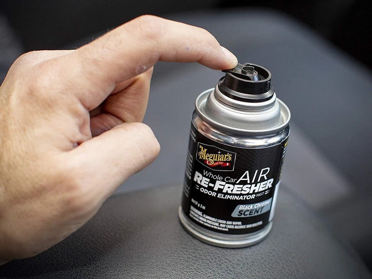 Meguiars Air Refresher Black Chrome Scent - 59ml 5 Meguiars Air Refresher Black Chrome Scent - 59ml - Afbeelding 3