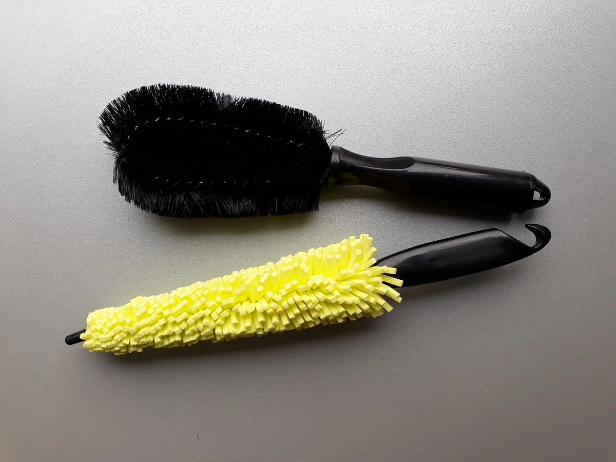 Duo Set Velgenborstel - Handige Velgenborstel Set - 2 Stuks 3 Duo Set Velgenborstel - Handige Velgenborstel Set - 2 Stuks