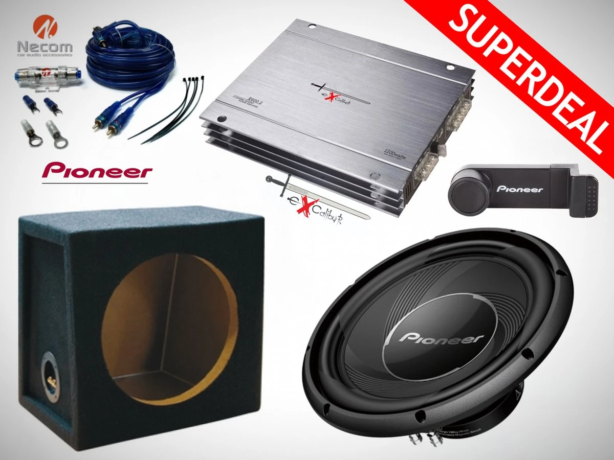 1400W Pioneer Subwoofer - Autosubwoofer 3 1400W Pioneer Subwoofer - Autosubwoofer