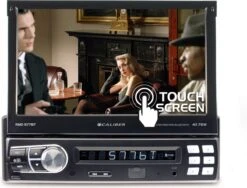 Caliber Autoradio Met Klapscherm Bluetooth USB 1 Din - 7 Inch Touchscreen Met Achteruitrijcamera Ingang - 4 X 75 Watt (RMD577BT)