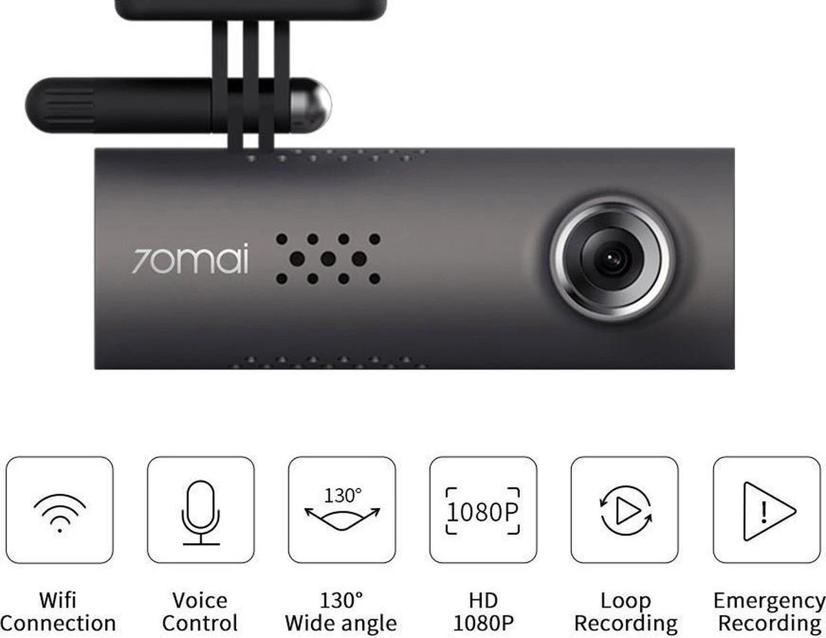 Xiaomi 70 Mai Dashcam Engelse Versie 7 Xiaomi 70 Mai Dashcam Engelse Versie - Afbeelding 5