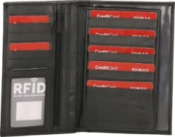 Double-D - Leren Etui Voor Paspoort Autopapieren En Pasjes RFID - Unisex - Zwart 13 Double-D - Leren Etui Voor Paspoort Autopapieren En Pasjes RFID - Unisex - Zwart -Auto-Onderdelenwinkel 1200x938