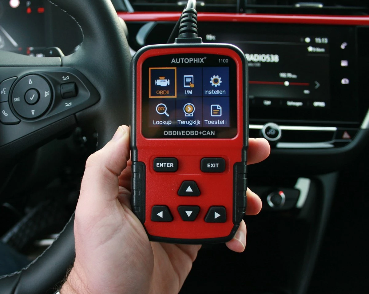 OBD2 + EOBD + Canbus Diagnose Computer - Uitleesapparaat Autophix® OM1100 - Storing Wissen - Live Data Weergave - Nederlandstalig Met 5 Jaar Garantie! 5 OBD2 + EOBD + Canbus Diagnose Computer - Uitleesapparaat Autophix® OM1100 - Storing Wissen - Live Data Weergave - Nederlandstalig Met 5 Jaar Garantie! - Afbeelding 3