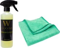 Waxximo COMBIDEAL Interior Cleaner + Microvezeldoek - Bekleding Reiniger Auto - Interieur Reiniger Auto - Interieur Reinigen - Vlekken Verwijderen