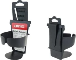 Universele Bekerhouder - Auto Bekerhouder - Zwart - Clip Bevestiging