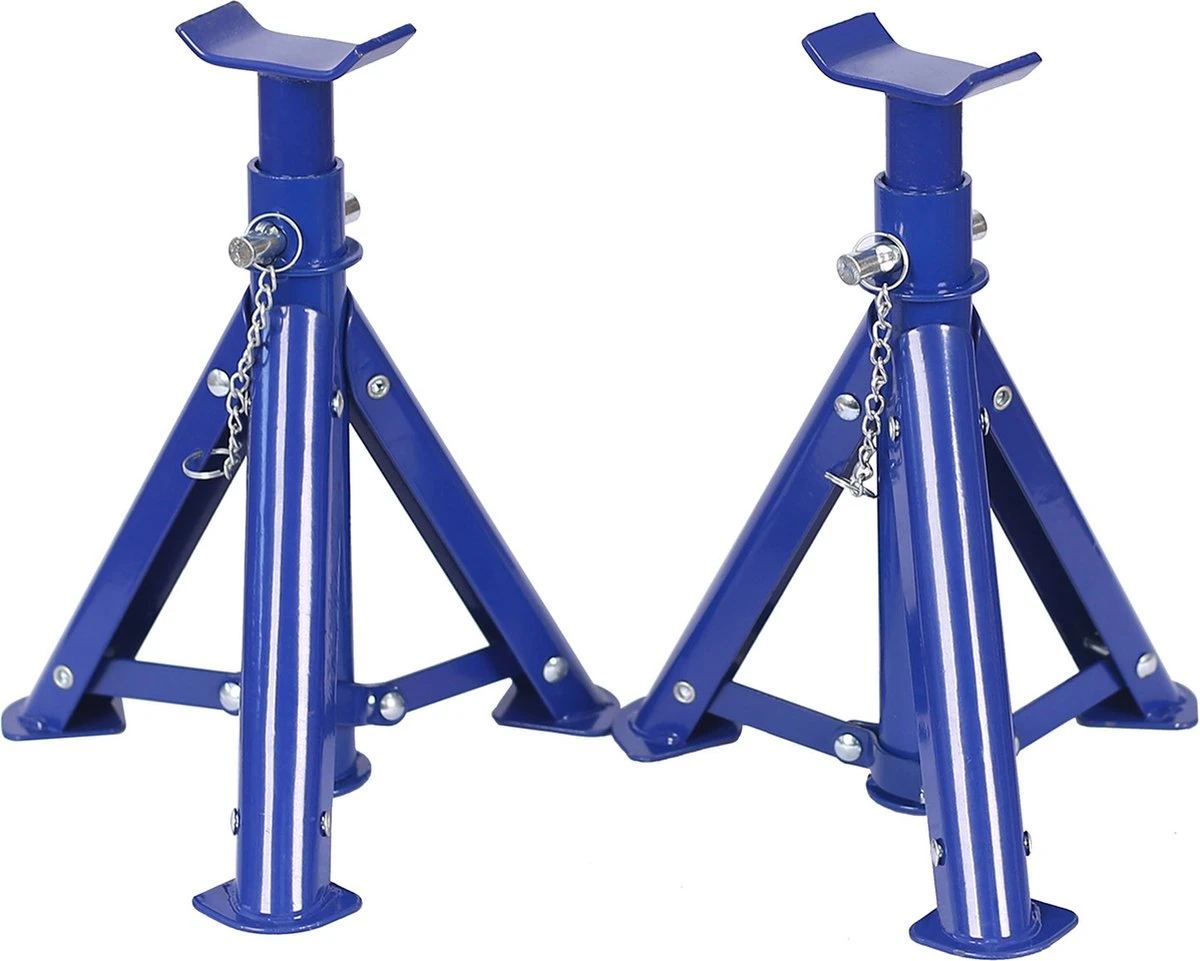 XPOtool Autokrik + 2 Bokken Tot 2 Ton; Complete Set Met Krik Tot 2000 Kg Hefkracht En 2 Parkeersteunen Voor Auto's, Busjes Ed. - Multistrobe 5 XPOtool Autokrik + 2 Bokken Tot 2 Ton; Complete Set Met Krik Tot 2000 Kg Hefkracht En 2 Parkeersteunen Voor Auto's, Busjes Ed. - Multistrobe - Afbeelding 3