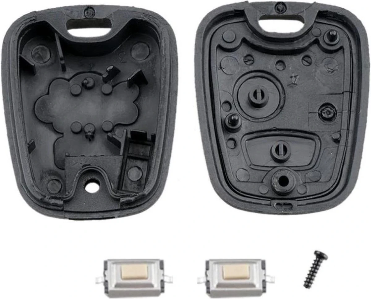 Merkloos Autosleutelbehuizing 2 Knoppen Met Batterij En Microschakelaars Geschikt Voor Toyota Aygo / Citroen C1 C2 C3 / Peugeot Partner / Peugeot 107-307 Autosleutel Behuizing. 5 Merkloos Autosleutelbehuizing 2 Knoppen Met Batterij En Microschakelaars Geschikt Voor Toyota Aygo / Citroen C1 C2 C3 / Peugeot Partner / Peugeot 107-307 Autosleutel Behuizing. - Afbeelding 3