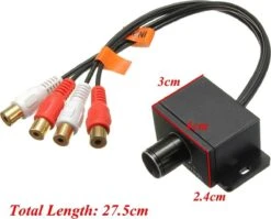 Merkloos Universal Car Audio Amplifier Bass RCA Level Remote Volume Control Knob LC-1 9 Merkloos Universal Car Audio Amplifier Bass RCA Level Remote Volume Control Knob LC-1 -Auto-Onderdelenwinkel 1200x967 5