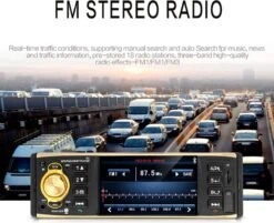 TechU™ Autoradio T92 – 1 Din Met Afstandsbediening & Stuurwielbediening – Goud Zwart – Bluetooth – AUX – USB – SD – FM Radio – Handsfree Bellen – Ingang Achteruitrijcamera -Auto-Onderdelenwinkel 1200x976 10