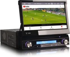 Autoradio Klapscherm 1 Din Met Navigatie Multimedia - Radio - Navigatie - Gratis Camera - -Auto-Onderdelenwinkel 1200x986 2