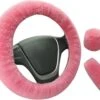 Kasey Products - Zachte Pluche Stuurhoes - Stuurhoes Auto - Stuurhoes Set - Roze -Auto-Onderdelenwinkel 1200x989 1