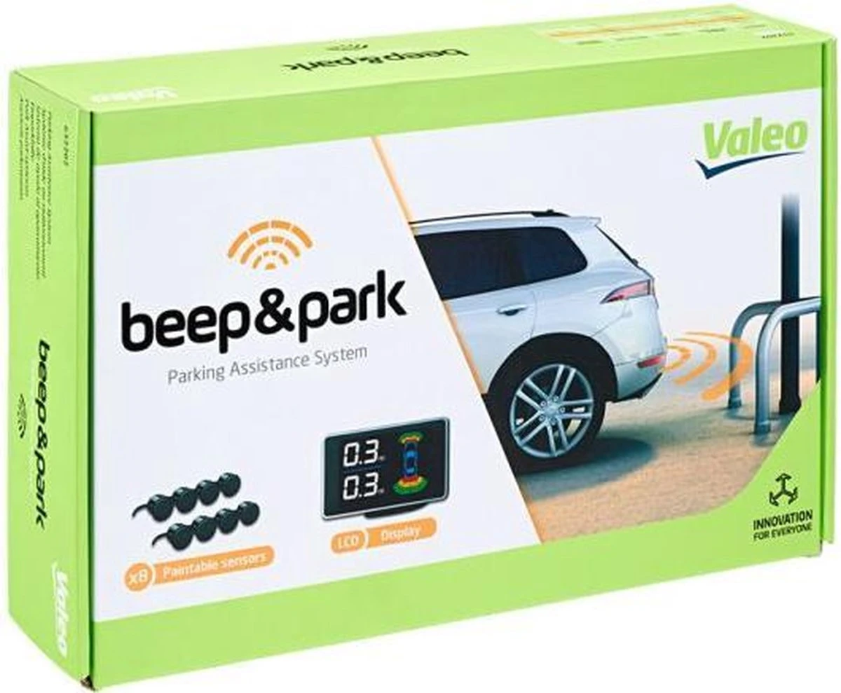 Valeo Beep & Park Kit 3 8 Sensoren + 1 Lcd-display Montage Voor En Achter-bumper 4 Valeo Beep & Park Kit 3 8 Sensoren + 1 Lcd-display Montage Voor En Achter-bumper - Afbeelding 2