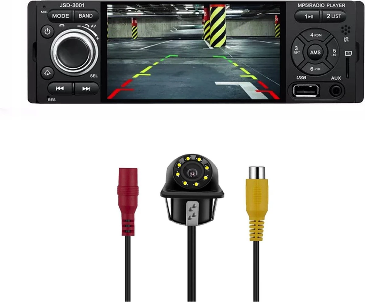 1-Din Autoradio Met Scherm | Bluetooth & USB 3 1-Din Autoradio Met Scherm | Bluetooth & USB