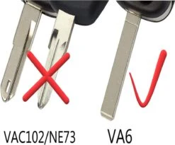 Merkloos Autosleutel Behuizing 2 Knoppen Met Microschakelaars + Batterij Energizer CR2016 Geschikt Voor Renault Sleutel / Renault Kangoo / Master / Twingo / Logan / Sandero / Dacia / Opel. -Auto-Onderdelenwinkel 1200x995 1