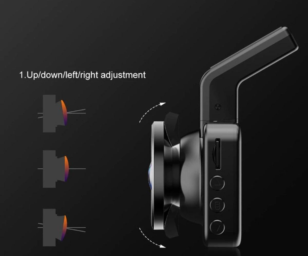 AZDome M17 Wifi 1CH FullHD 64gb Dashcam Voor Auto 7 AZDome M17 Wifi 1CH FullHD 64gb Dashcam Voor Auto - Afbeelding 5