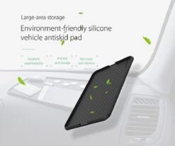 Orico - Zwarte Antislipmat Voor In De Auto – Gemaakt Van Siliconen – Afwasbaar – Voor Smartphone, Tablet, Parkeerkaart Et Cetera. - 145 X 220 X 3mm (LxBxH) -Auto-Onderdelenwinkel 1200x999 3