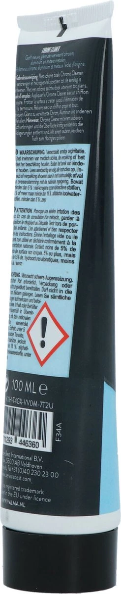 Valma Chrome Cleaner - 100ml 5 Valma Chrome Cleaner - 100ml - Afbeelding 3