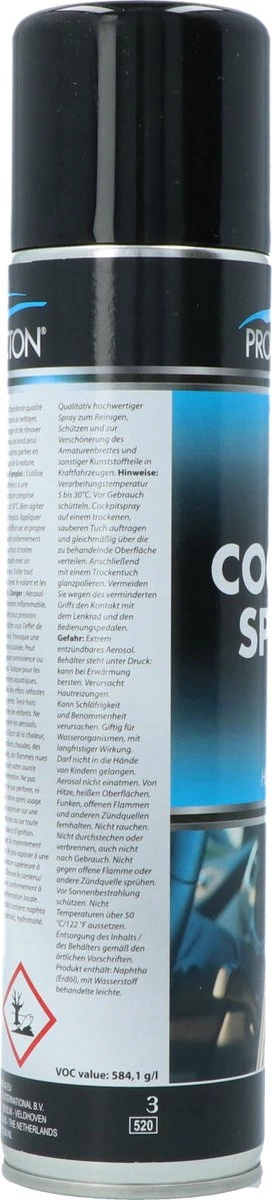 Protecton Cockpitspray Hoogglans 400 Ml 7 Protecton Cockpitspray Hoogglans 400 Ml - Afbeelding 5